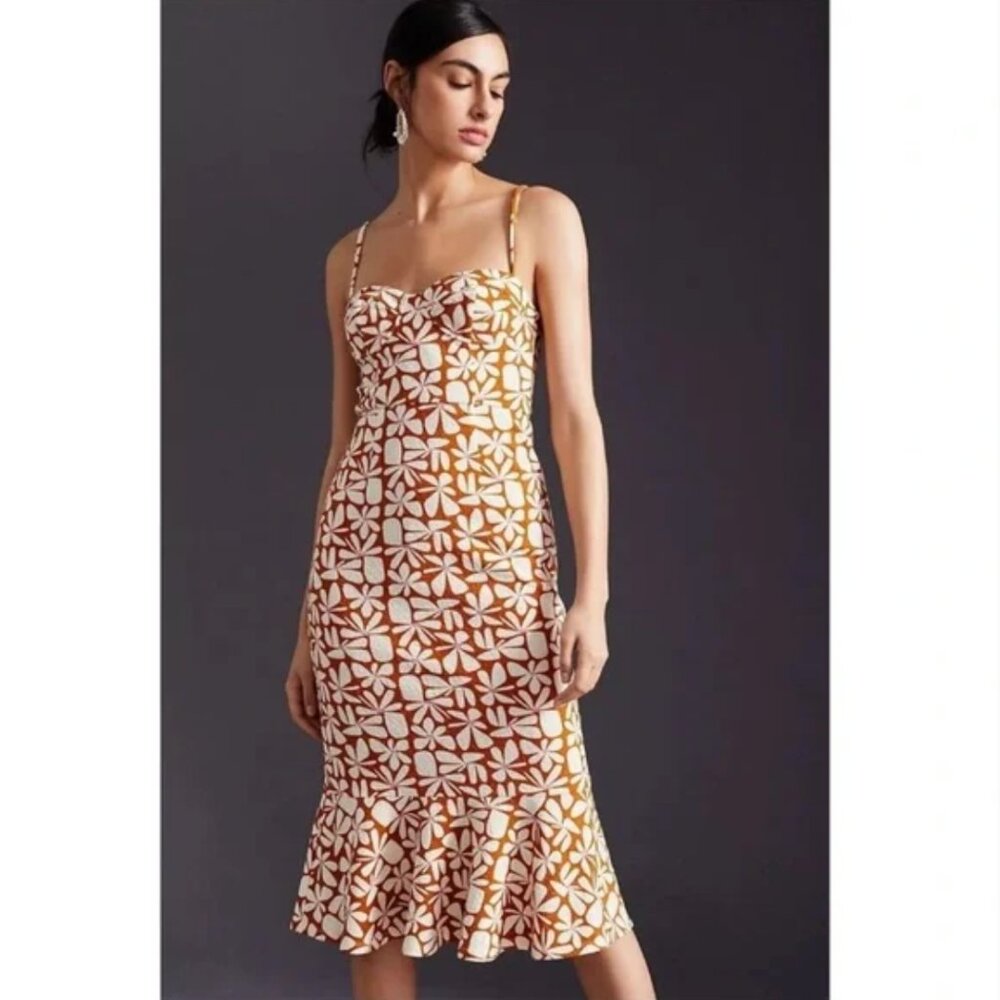 Hutch for Anthropologie Floral Sweetheart Dress